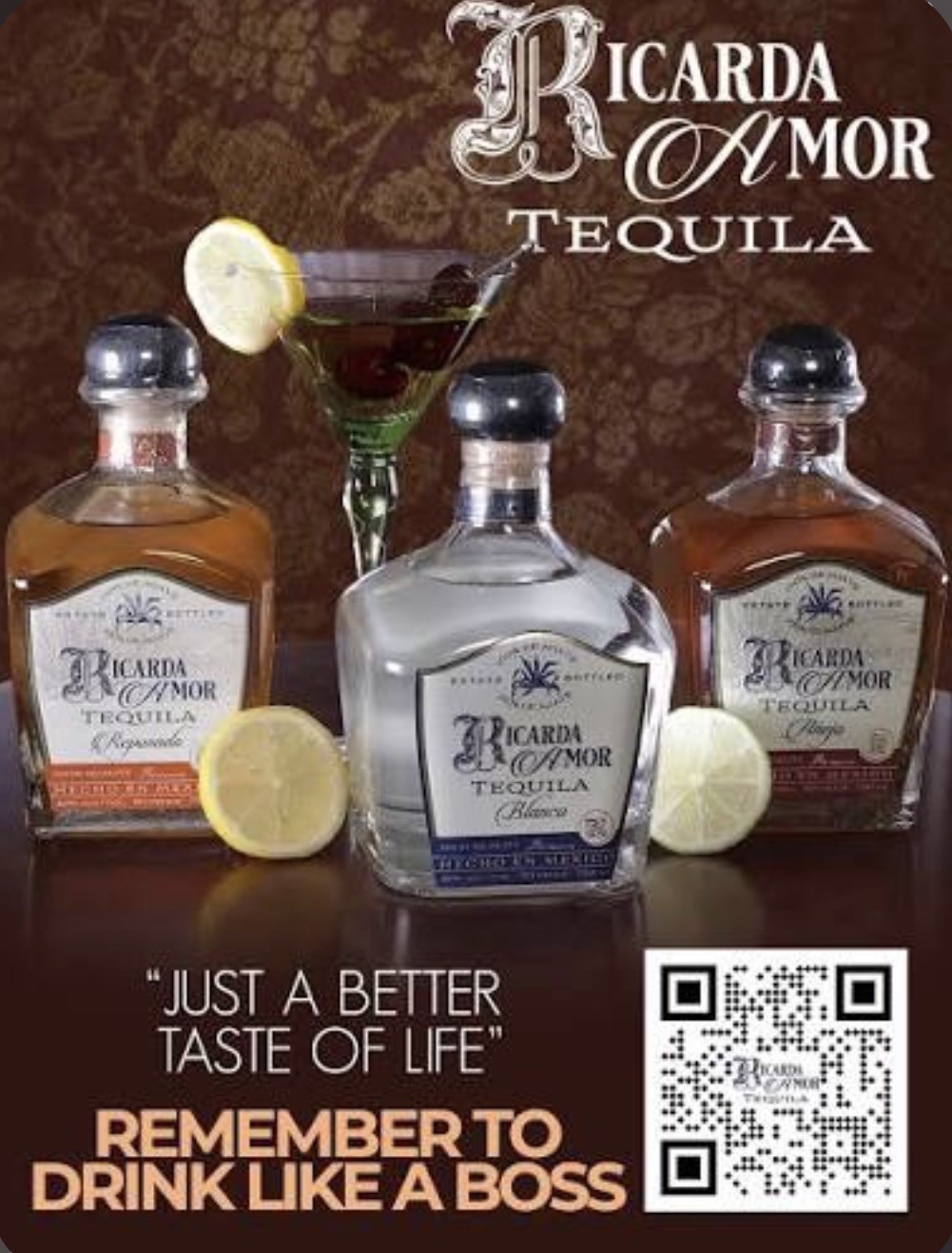 Ricarda Amor Tequila — Just a Better Taste of Life. Remember to drink like a boss.